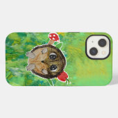 Etui iPhone 13 Joli hérisson (Verso Horizontal)
