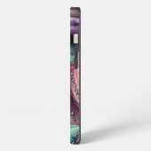 Etui iPhone 13 Joli Macaron Bling Monogrammé (Côté gauche)