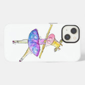 Etui iPhone 13 Jolie ballerine cowine fantaisiste (Verso Horizontal)