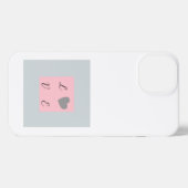 Etui iPhone 13 Jolie conception de texte d'amour sur un coque iph (Verso Horizontal)