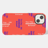 Etui iPhone 13 Jour de l'impôt (Verso Horizontal)