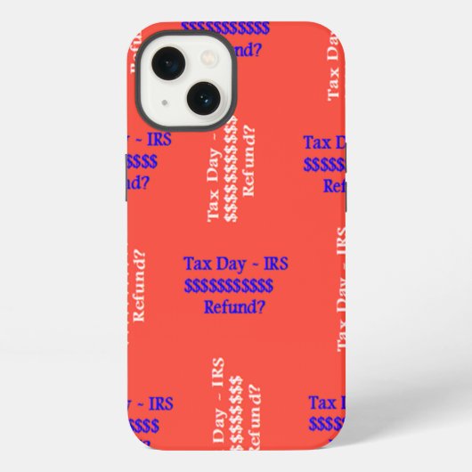 Etui iPhone 13 Jour de l'impôt (Verso)