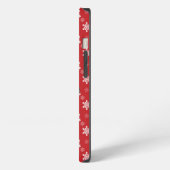 Etui iPhone 13 Joyeux Noël Bernese Mountain Dog Santa Hat (Côté gauche)
