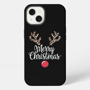 Etui iPhone 13 Joyeux Noël Reindeer Noël Famille Cadeau