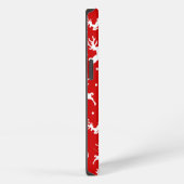 Etui iPhone 13 Joyeux Noël Rénes Rouges (Côté droit)