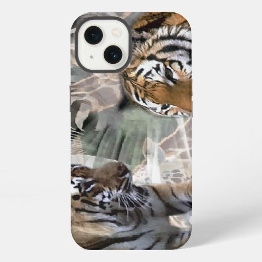 Etui iPhone 13 Jungle primitive (Verso)