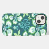 ETUI iPhone 13 JUNGLE SURF (COMBO SAPHIR) (Verso Horizontal)
