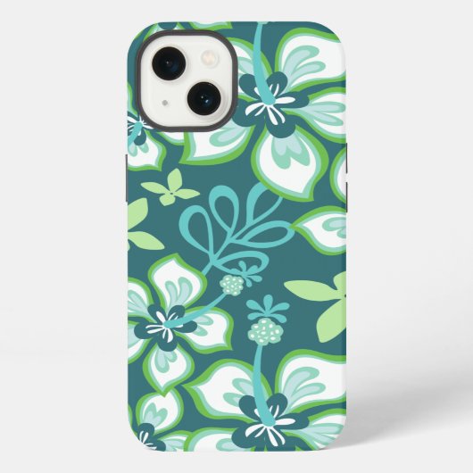 ETUI iPhone 13 JUNGLE SURF (COMBO SAPHIR) (Verso)