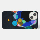 Etui iPhone 13 Kandinsky Plusieurs cercles Abstraits (Verso Horizontal)