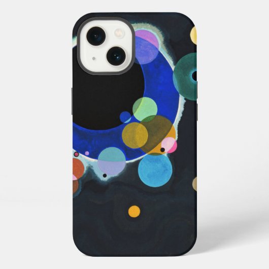 Etui iPhone 13 Kandinsky Plusieurs cercles Abstraits (Verso)