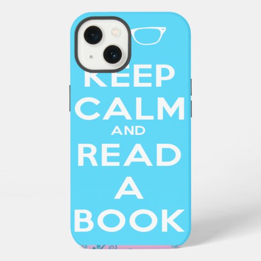 Etui iPhone 13 Keep Calm and Read a Book (Verso)