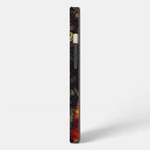 Etui iPhone 13 Kitten Boudeur de Style Van Gogh (Côté gauche)