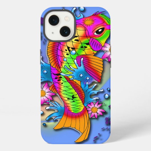 Etui iPhone 13 Koi Fish Art (Verso)