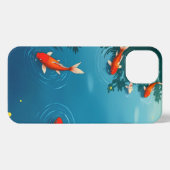 Etui iPhone 13 Koi Pond coque iphone - Art japonais (Verso Horizontal)