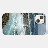 Etui iPhone 13 La côte rocheuse et l'océan bleu d'Aruba (Verso Horizontal)