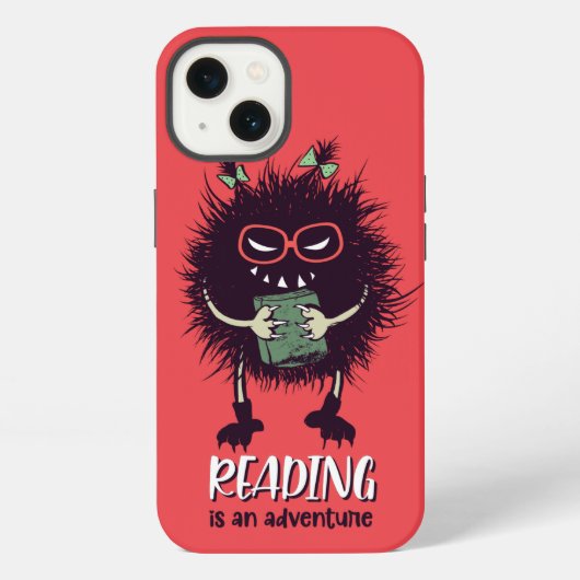 Etui iPhone 13 La lecture est une aventure professeur drôle (Verso)