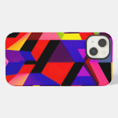 Etui iPhone 13 "La mosaïque numérique : une vision hypermoderne" (Verso Horizontal)