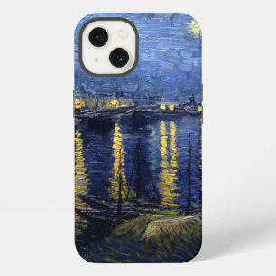 Etui iPhone 13 La nuit étoilée de Van Gogh sur le Rhône