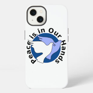 ETUI iPhone 13 LA PAIX EST DANS NOS MAINS