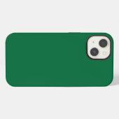 Etui iPhone 13 la Saint-Patrick, vert uni, vert simple (Verso Horizontal)