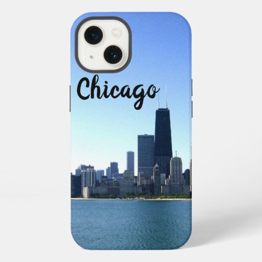Etui iPhone 13 La skyline de Chicago (Verso)