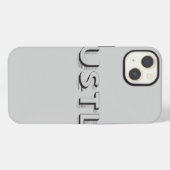 Etui iPhone 13 La typographie moderne (Verso Horizontal)