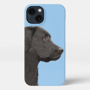 Etui iPhone 13 Labrador Retriever Black Peinture Original Chien A