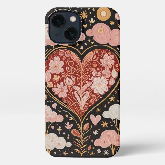 Etui iPhone 13 L'amour est dans l'air (Verso)