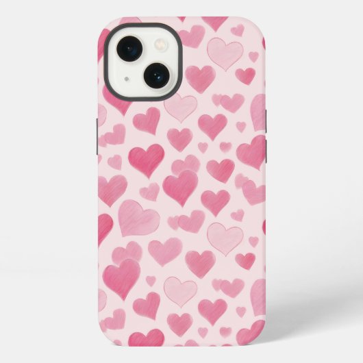 Etui iPhone 13 L'amour rose (Verso)