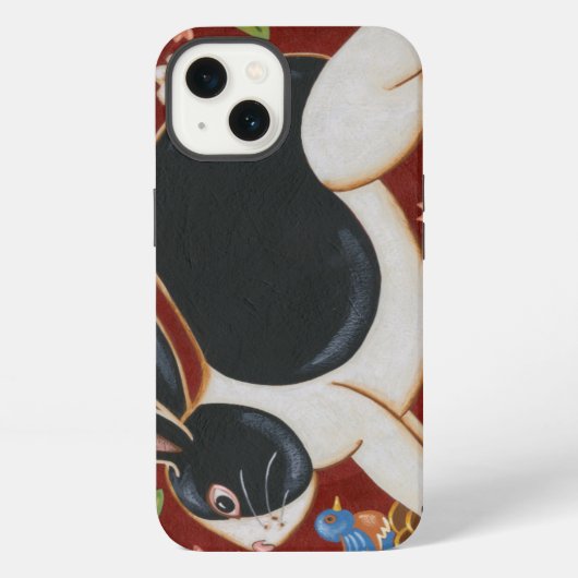 Etui iPhone 13 Lapin folklorique (Verso)