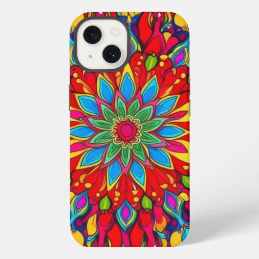 Etui iPhone 13 L'art mandala (Verso)