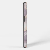 Etui iPhone 13 Lavender Marble iPhone 13 Coque avec Veines Argent (Côté droit)