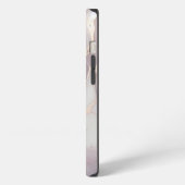 Etui iPhone 13 Lavender Marble iPhone 13 Coque avec Veines Argent (Côté gauche)