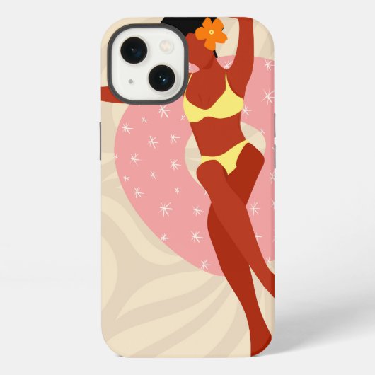 Etui iPhone 13 Lazy Pool Day (Verso)