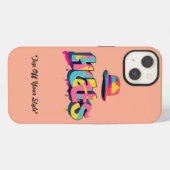 Etui iPhone 13 "Le Chapeau est sur" (Verso Horizontal)
