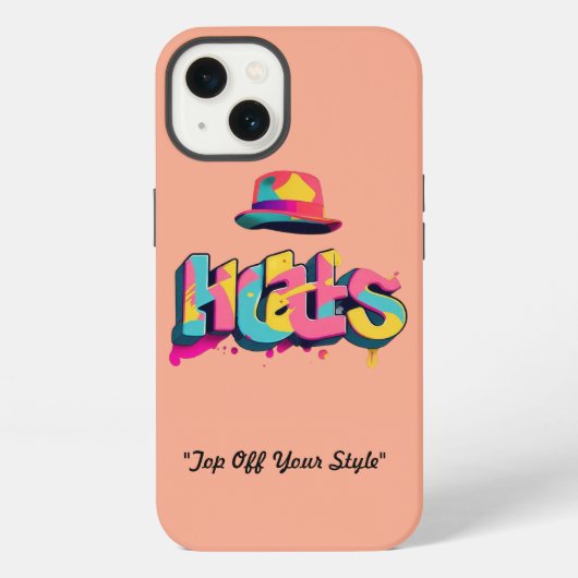 Etui iPhone 13 "Le Chapeau est sur" (Verso)