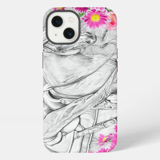 Etui iPhone 13 Le Cutter Large (daisy rose) (Verso)