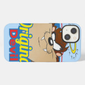 Etui iPhone 13 Le diable original TAZ™ (Verso Horizontal)