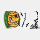 Etui iPhone 13 Le fantôme d'Halloween, chauve-souris, fantôme et  (Verso Horizontal)
