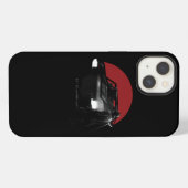 Etui iPhone 13 Le graphique Batman & Batmobile (Verso Horizontal)