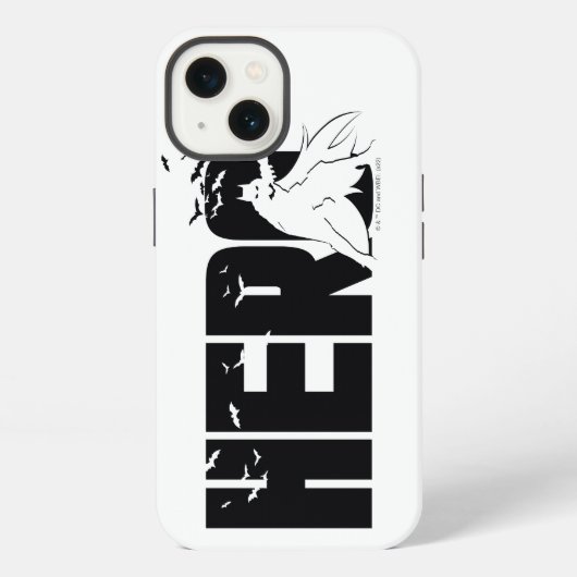 Etui iPhone 13 Le graphique "Héros" de Batman (Verso)