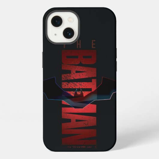 Etui iPhone 13 Le logo vertical de Batman (Verso)