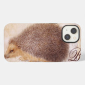 ETUI iPhone 13 LE MONOGRAMME DU HÉRISSON (Verso Horizontal)