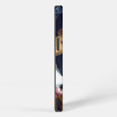Etui iPhone 13 Le peintre singe (Côté droit)