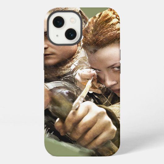 Etui iPhone 13 LEGOLAS GREENLEAF™ and TAURIEL™ Graphic (Verso)