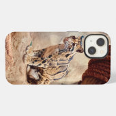 Etui iPhone 13 léopard nébuleux image nature faune exotique (Verso Horizontal)