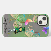 Etui iPhone 13 Leprechaun & Shamrock (Verso Horizontal)