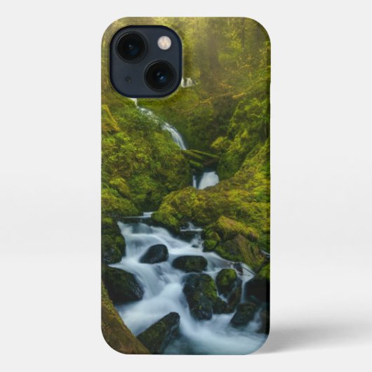 Etui iPhone 13 Les cascades | Parc National Olympique, Washington (Verso)
