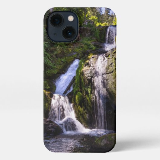 Etui iPhone 13 Les cascades | Triberger Wasserfälle, Allemagne (Verso)