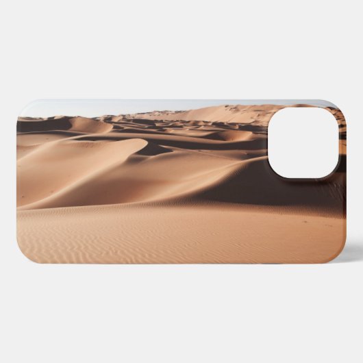 Etui iPhone 13 Les déserts | Dunes de sable des Émirats arabes un (Verso Horizontal)